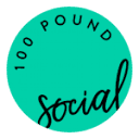100poundsocial.com logo