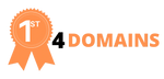 1st4domains.com logo