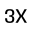 3xhosting.com logo