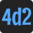 4d2.is logo