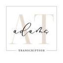 adamstranscription.com logo