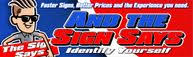 andthesignsays.com logo