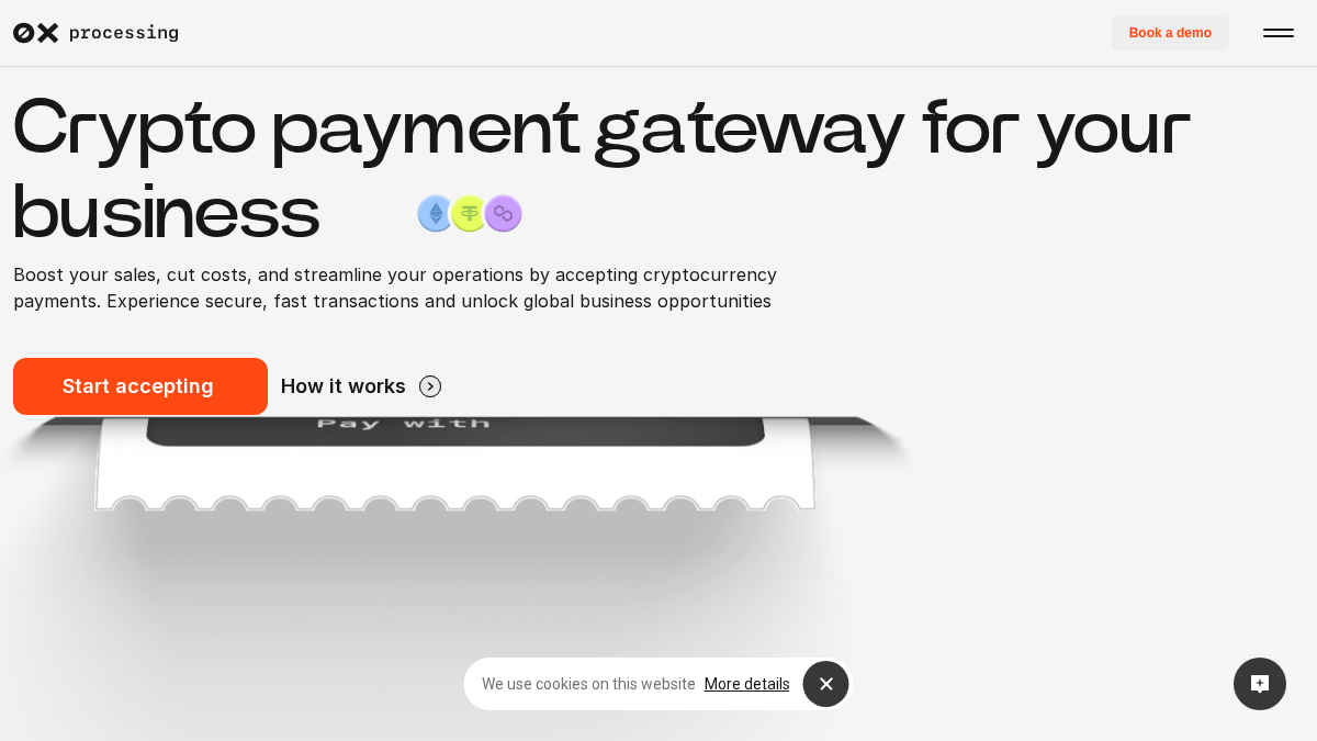 0xprocessing.com 官网首页截图