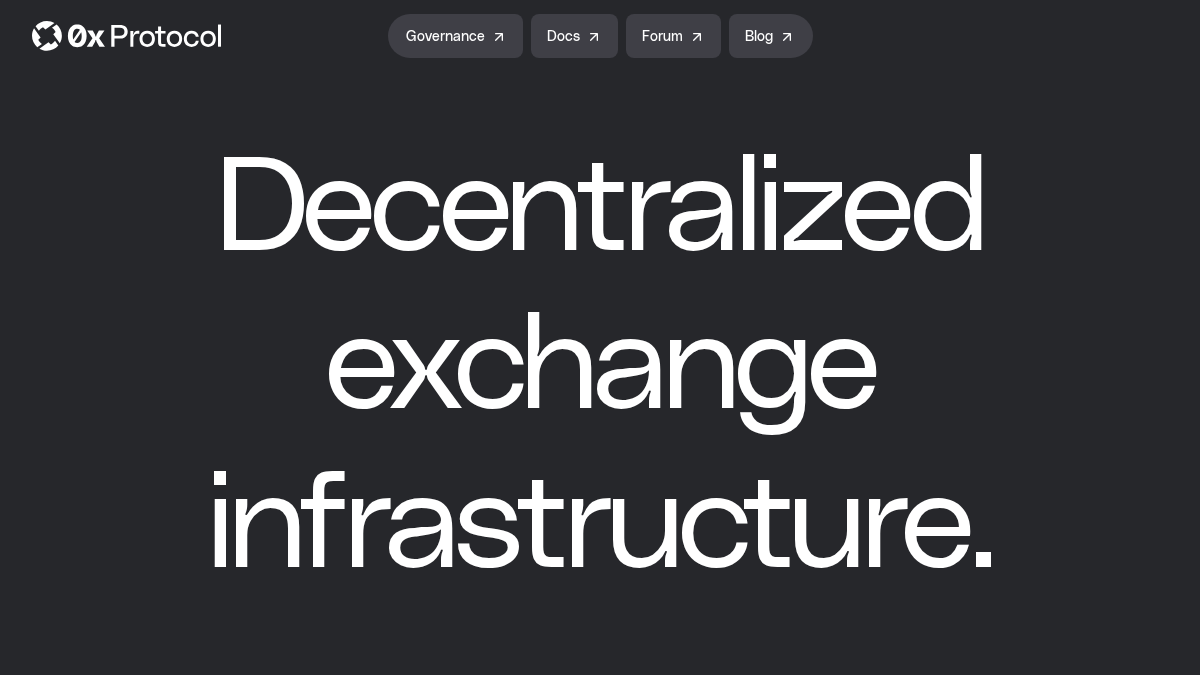 0xprotocol.org 官网首页截图