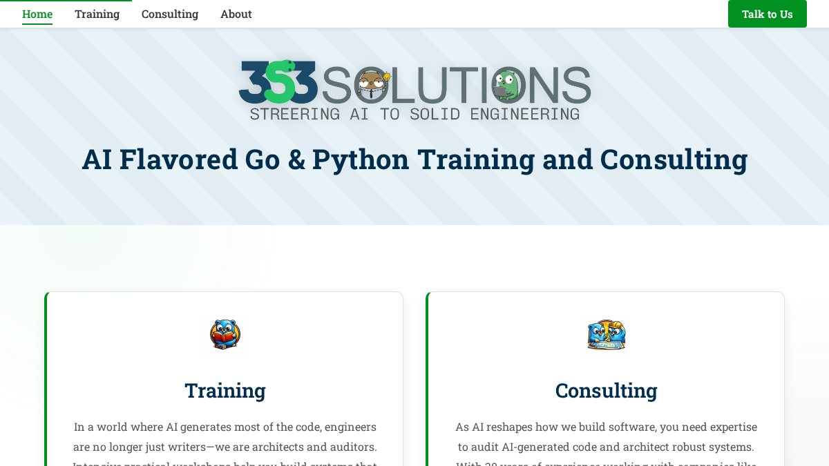 353solutions.com 官网首页截图
