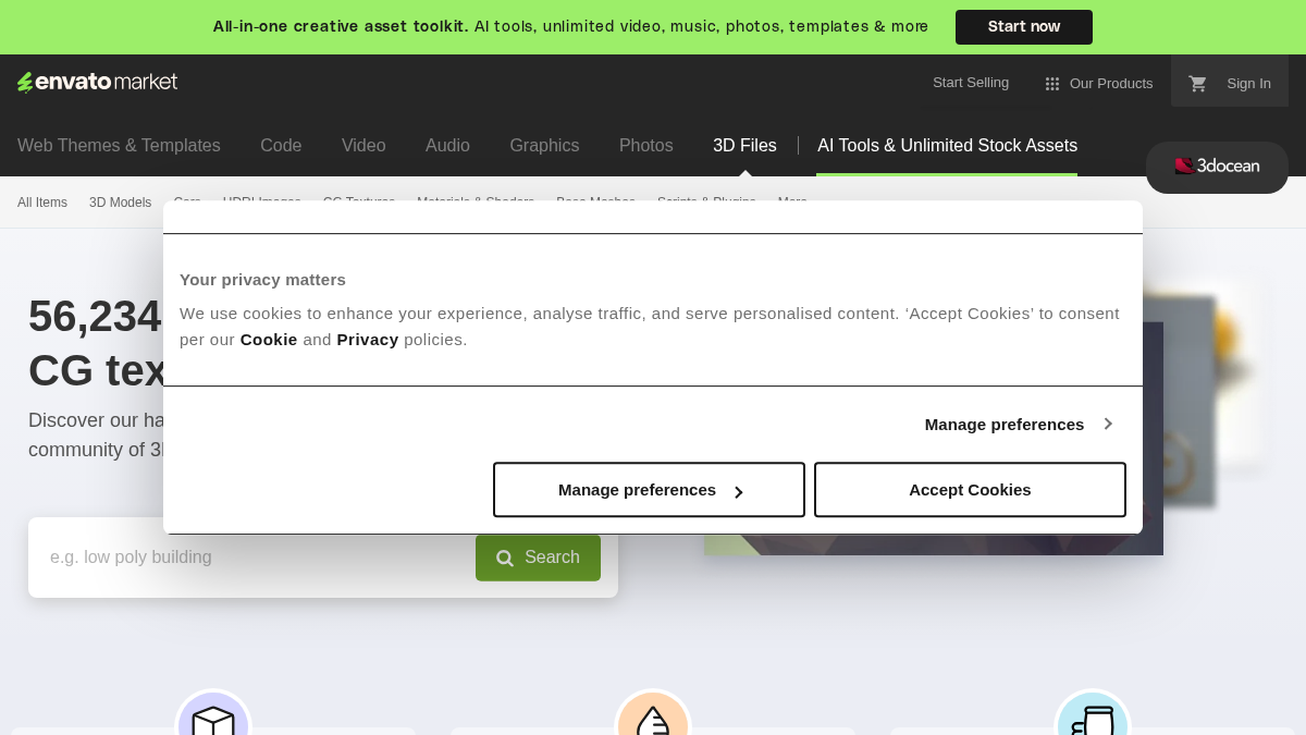 3docean.net 官网首页截图