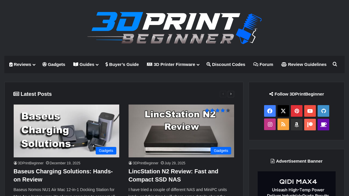 3dprintbeginner.com 官网首页截图