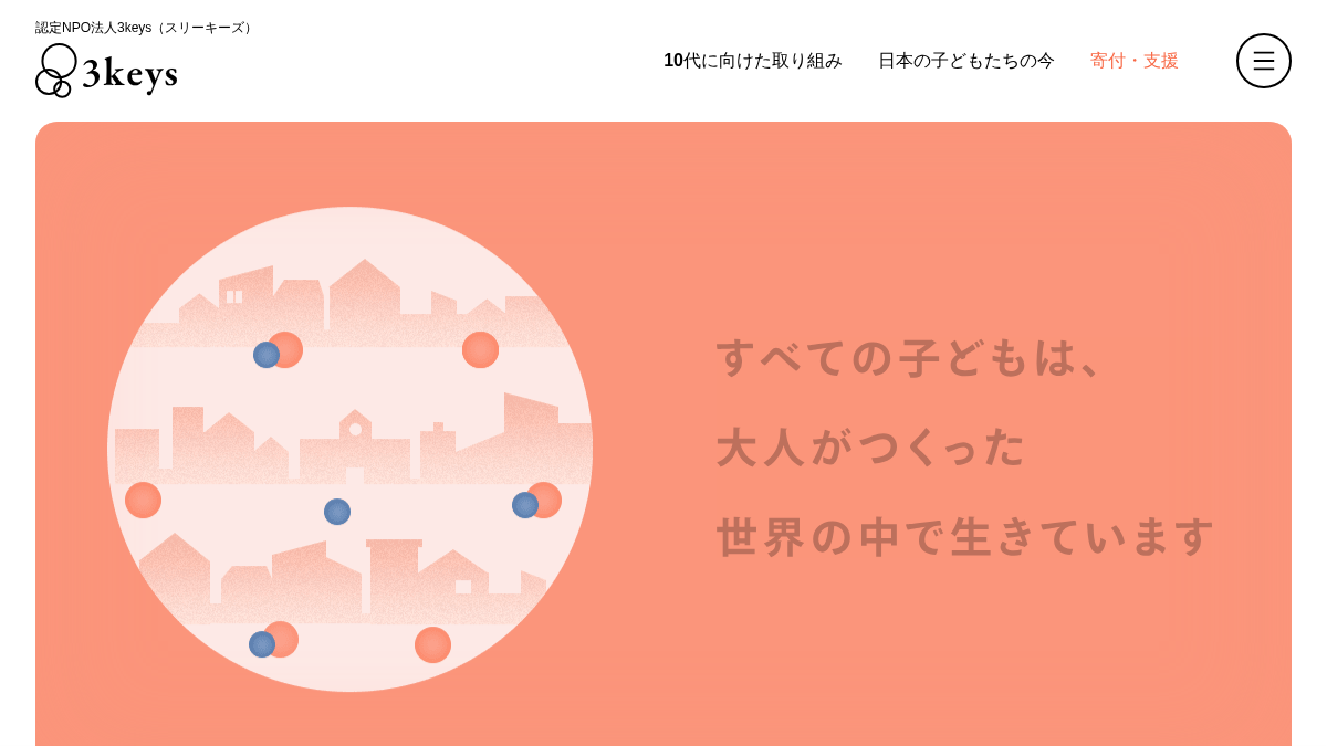3keys.jp 官网首页截图