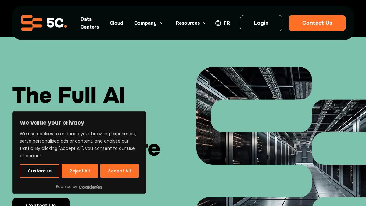 5c.ai 官网首页截图