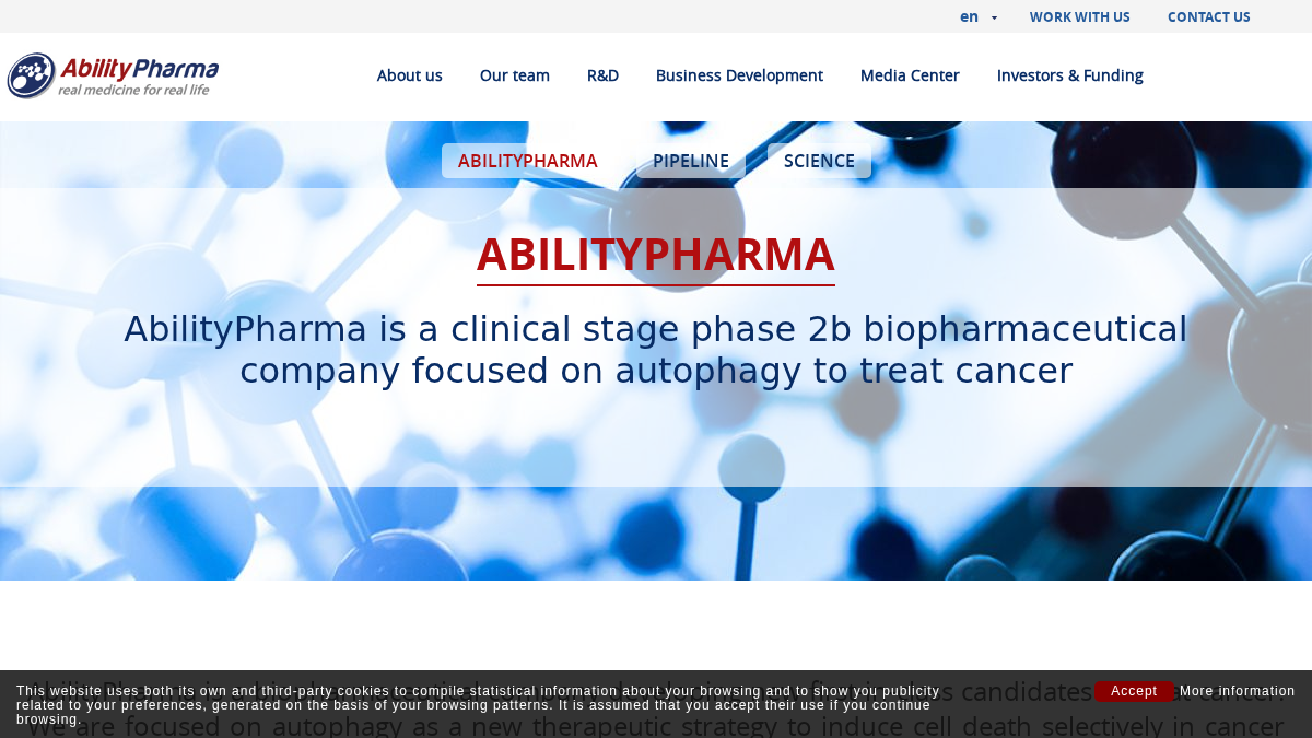 abilitypharma.es 官网首页截图