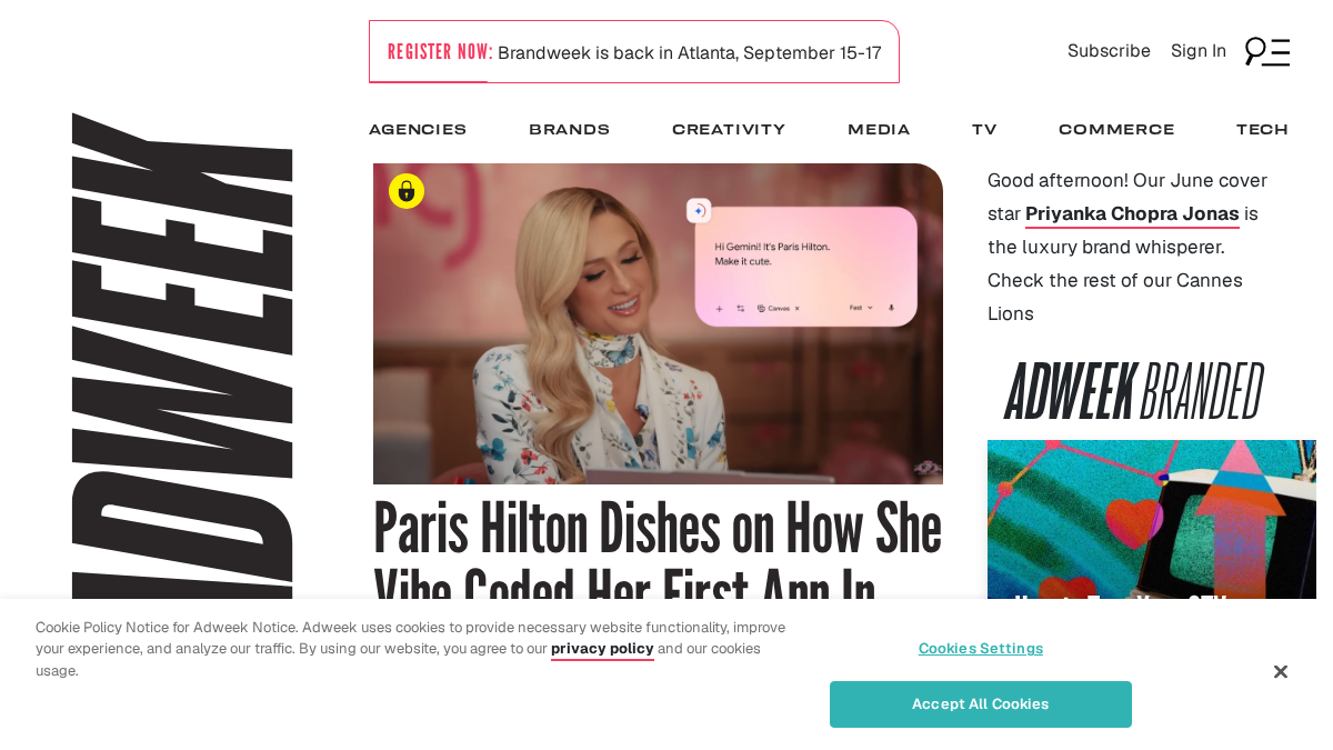 adweek.com 官网首页截图