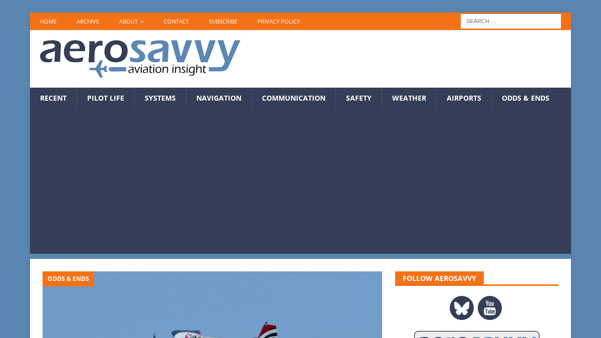 aerosavvy.com 官网首页截图