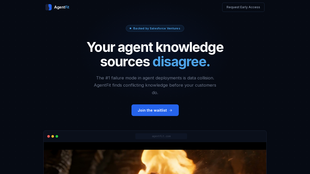 agentfit.com 官网首页截图