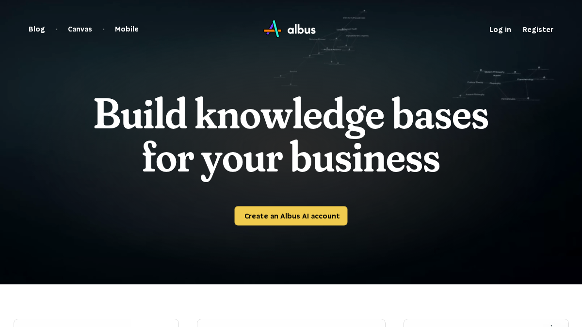 albus.org 官网首页截图