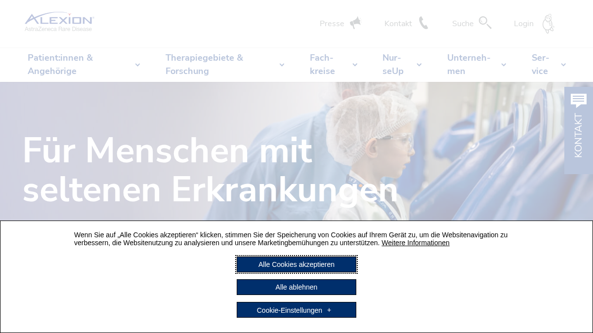 alexion.de 官网首页截图