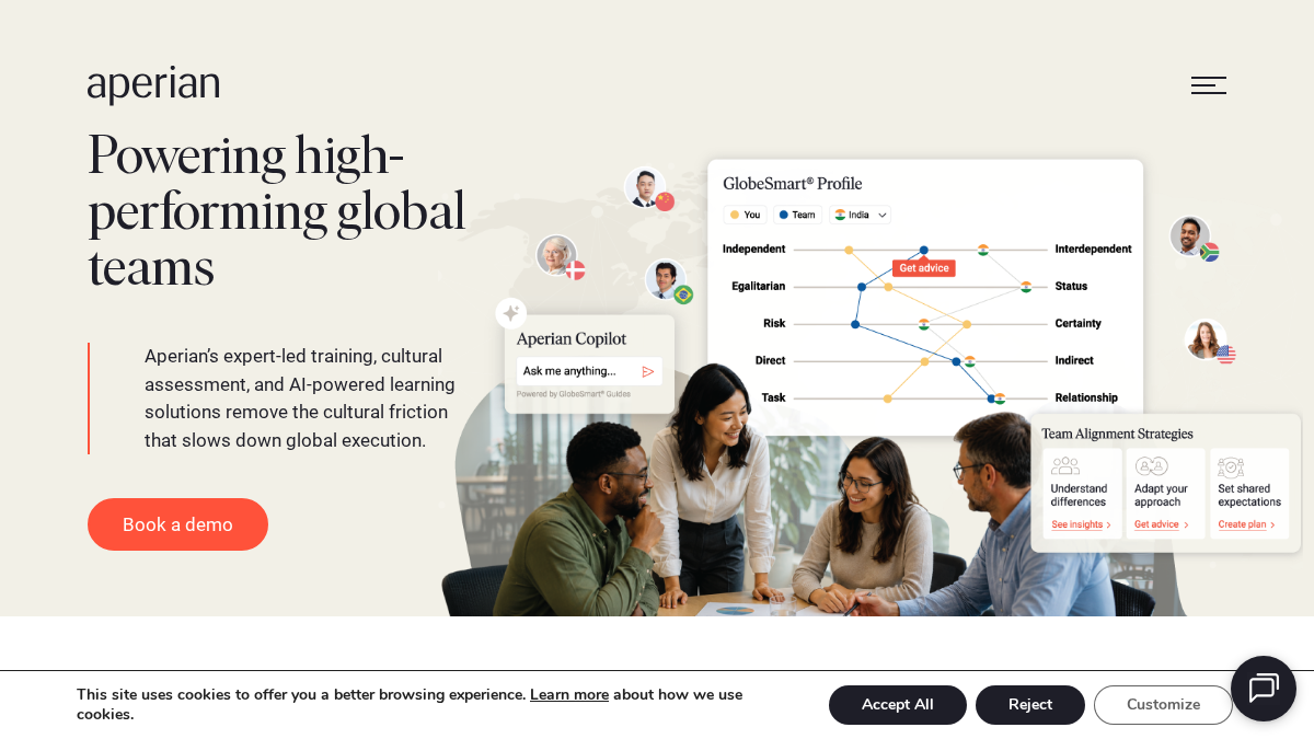 aperian.com 官网首页截图