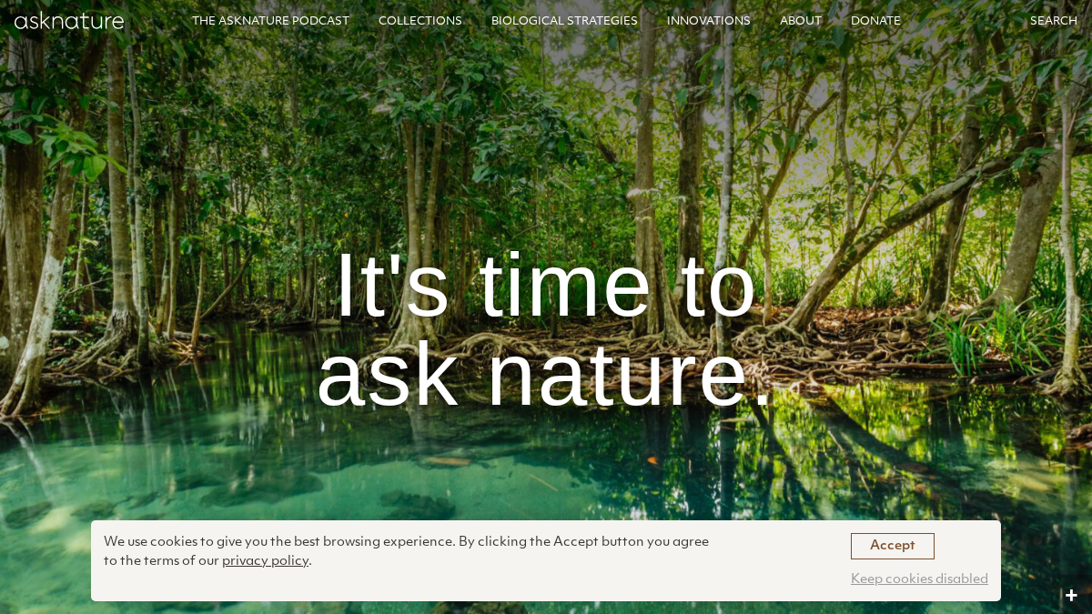 asknature.org 官网首页截图