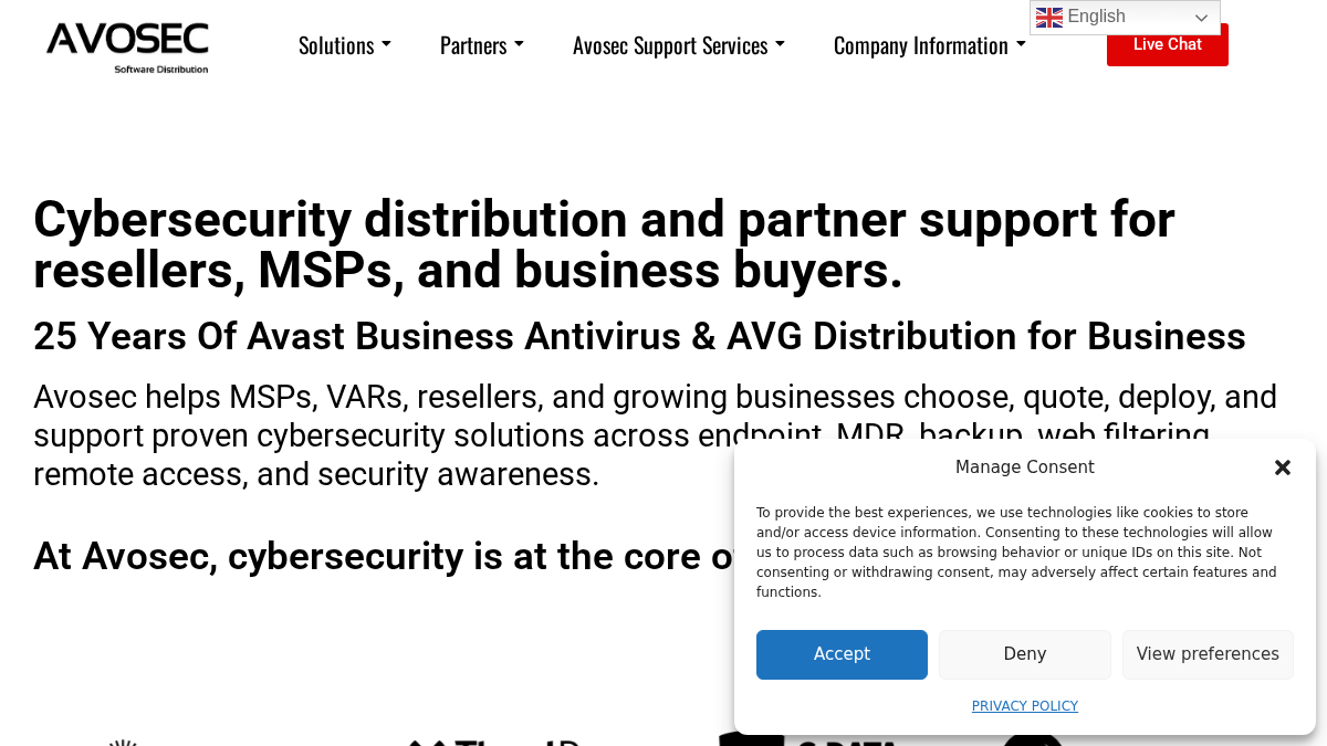 avosec.com 官网首页截图