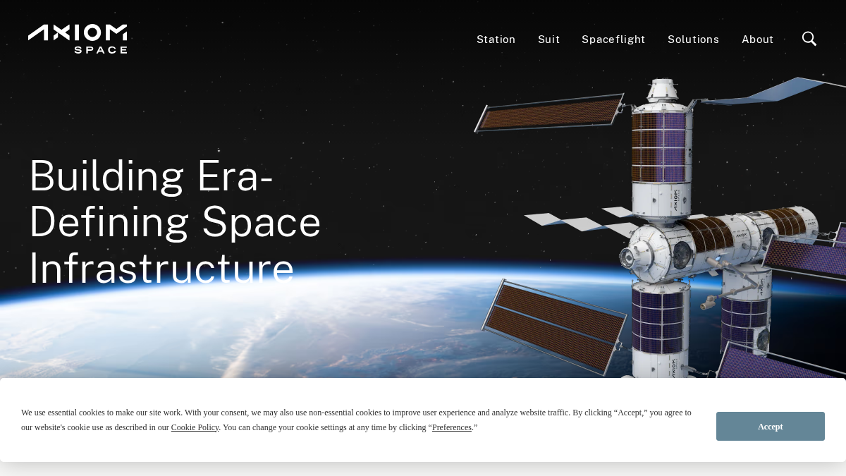 axiomspace.com 官网首页截图