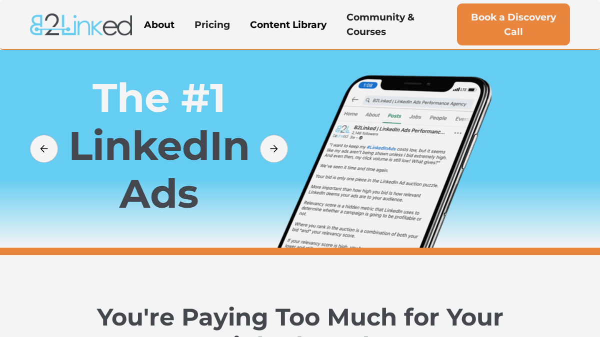 b2linked.com 官网首页截图