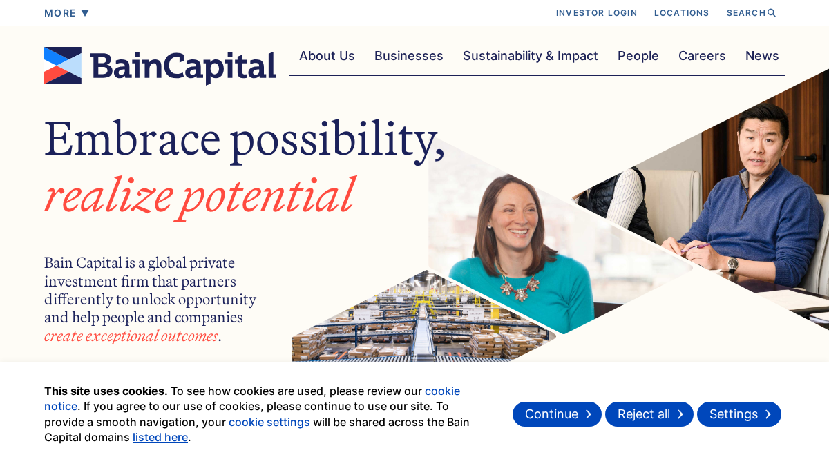 baincapital.com 官网首页截图