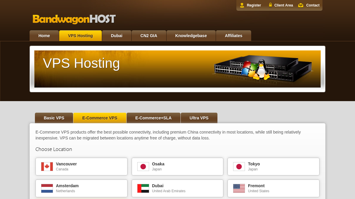 banwagonghost.com 官网首页截图