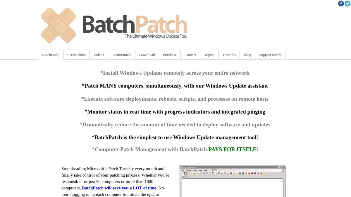 batchpatch.com 官网首页截图