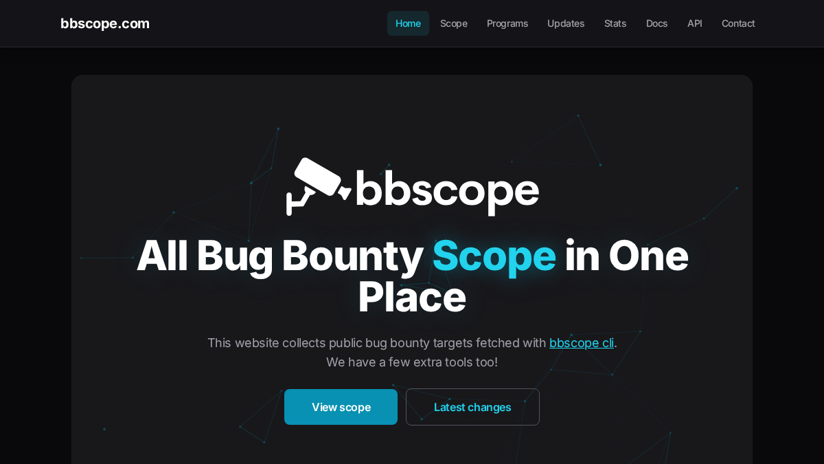 bbscope.com 官网首页截图