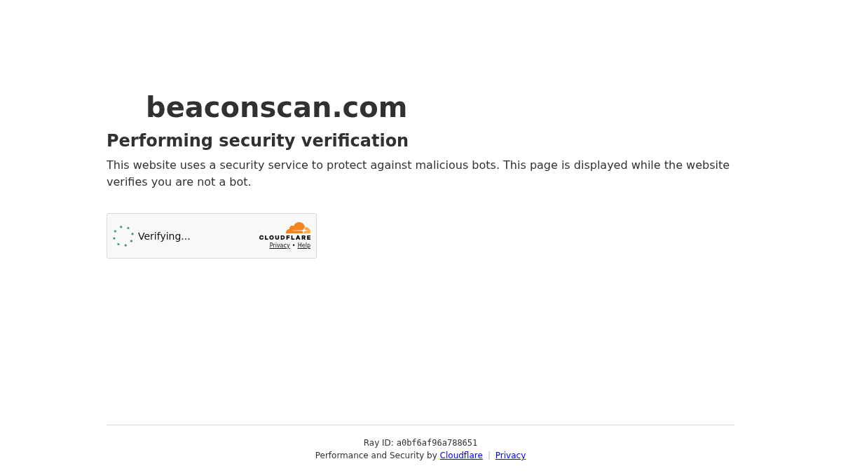 beaconscan.com 官网首页截图