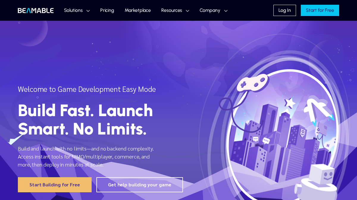 beamable.com 官网首页截图