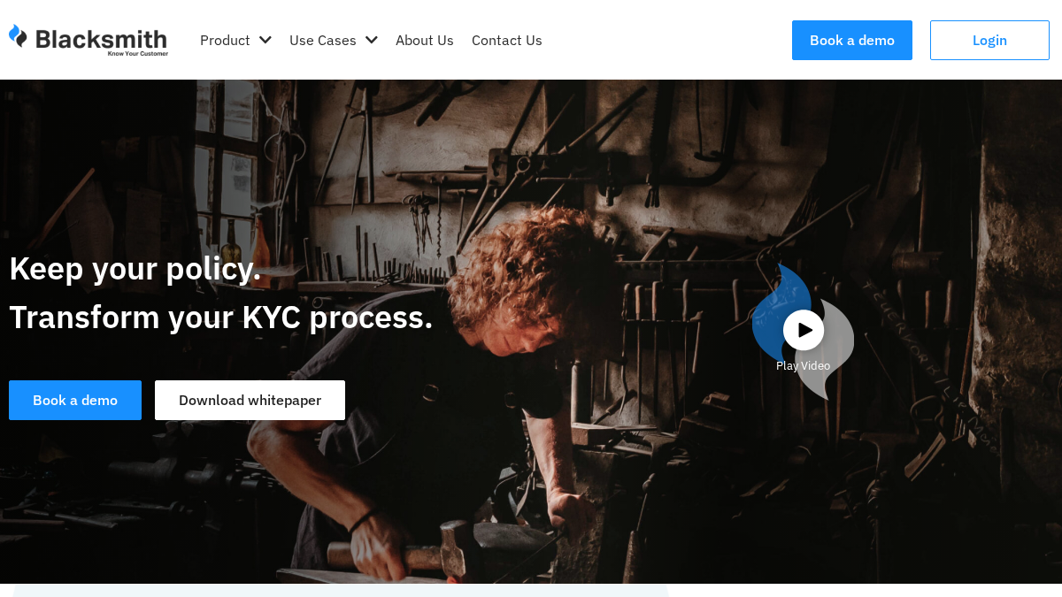 blacksmithkyc.com 官网首页截图