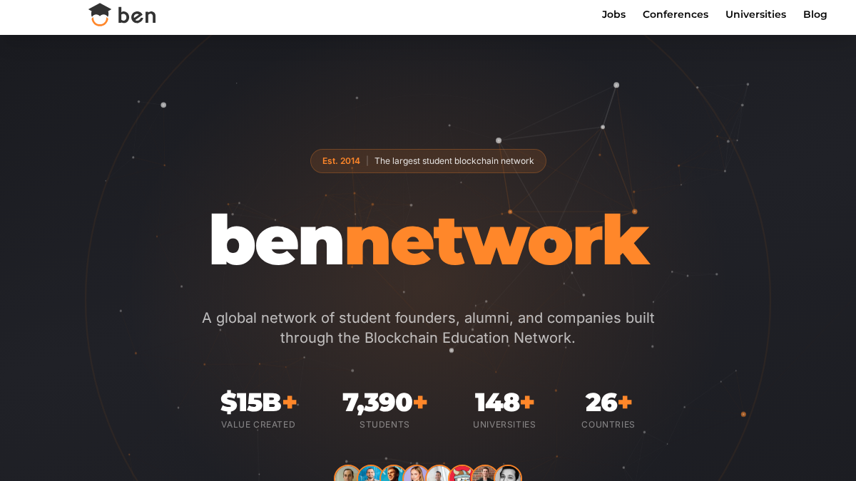 blockchainedu.org 官网首页截图