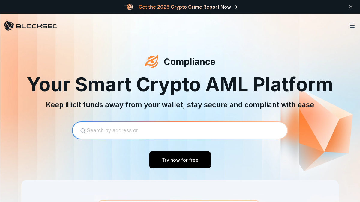 blocksec.com 官网首页截图