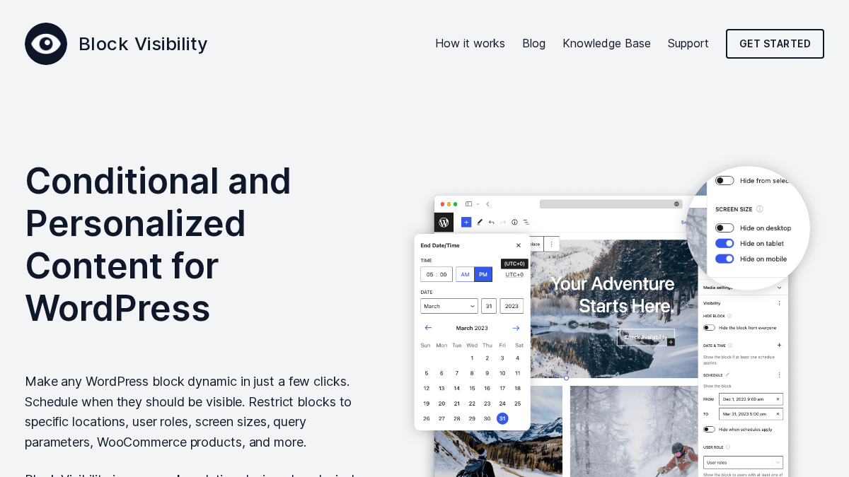 blockvisibilitywp.com 官网首页截图
