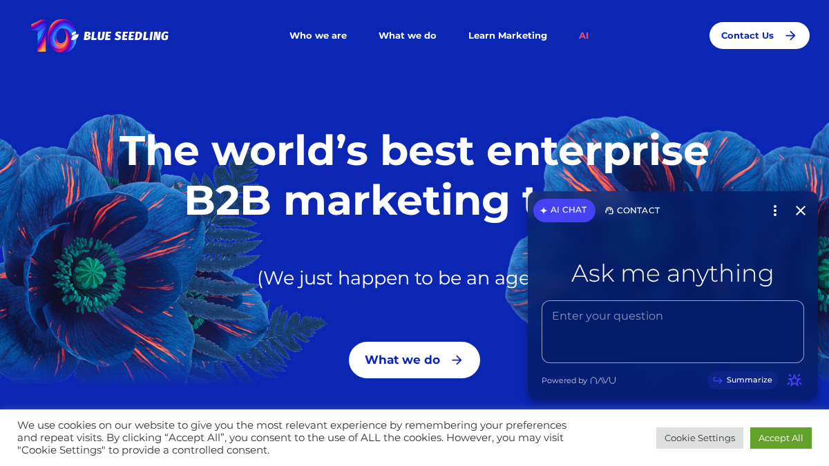 blueseedling.com 官网首页截图