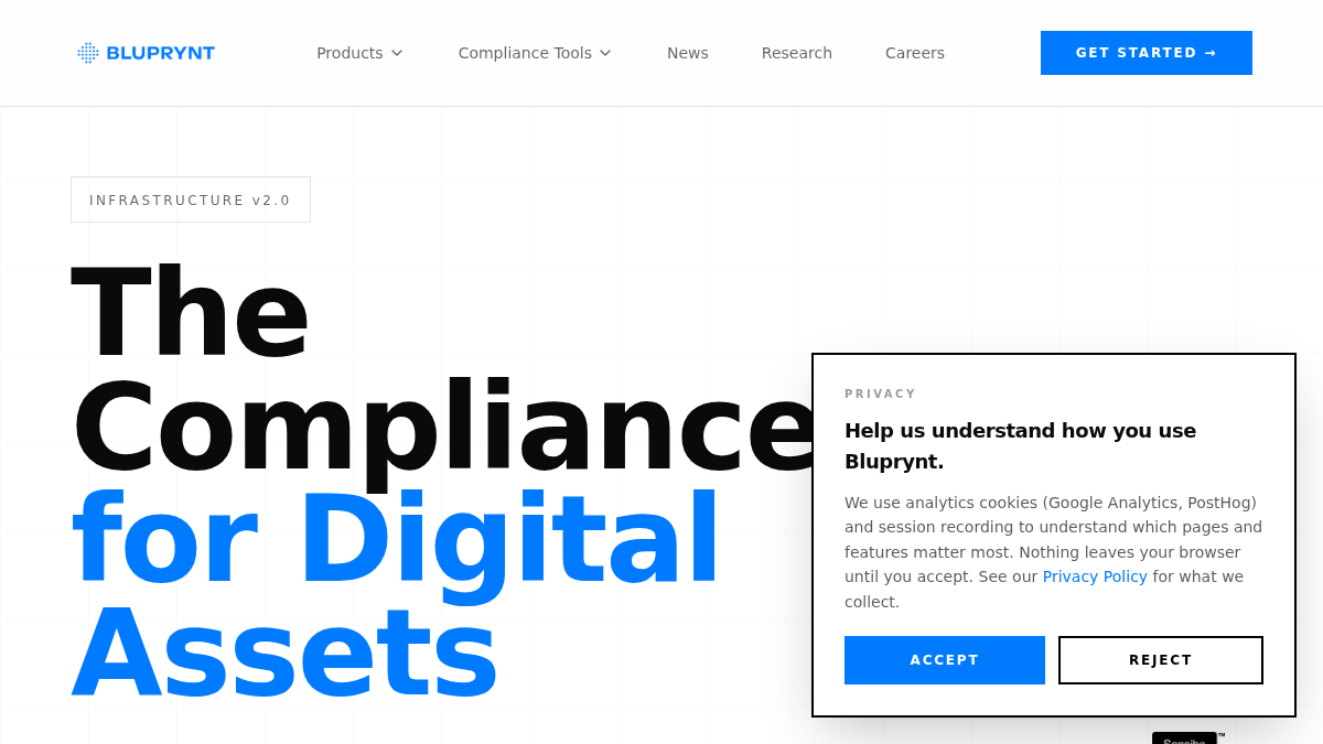 bluprynt.com 官网首页截图