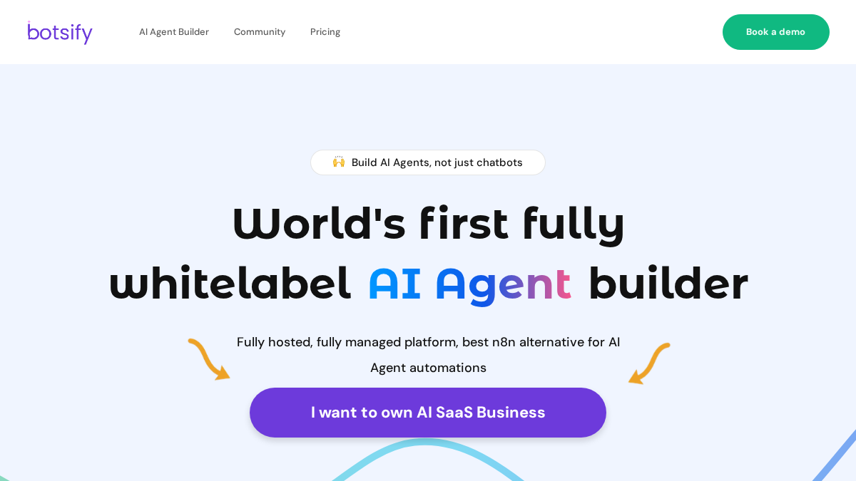 botsify.tech 官网首页截图