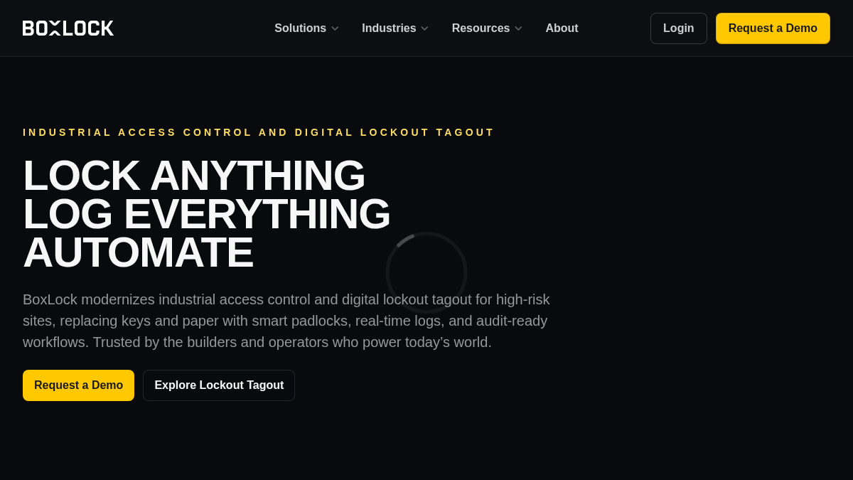 boxlock.io 官网首页截图