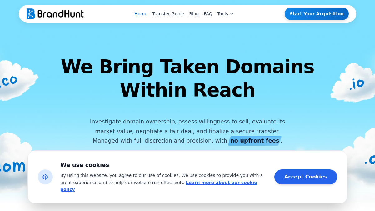 brandhunt.com 官网首页截图