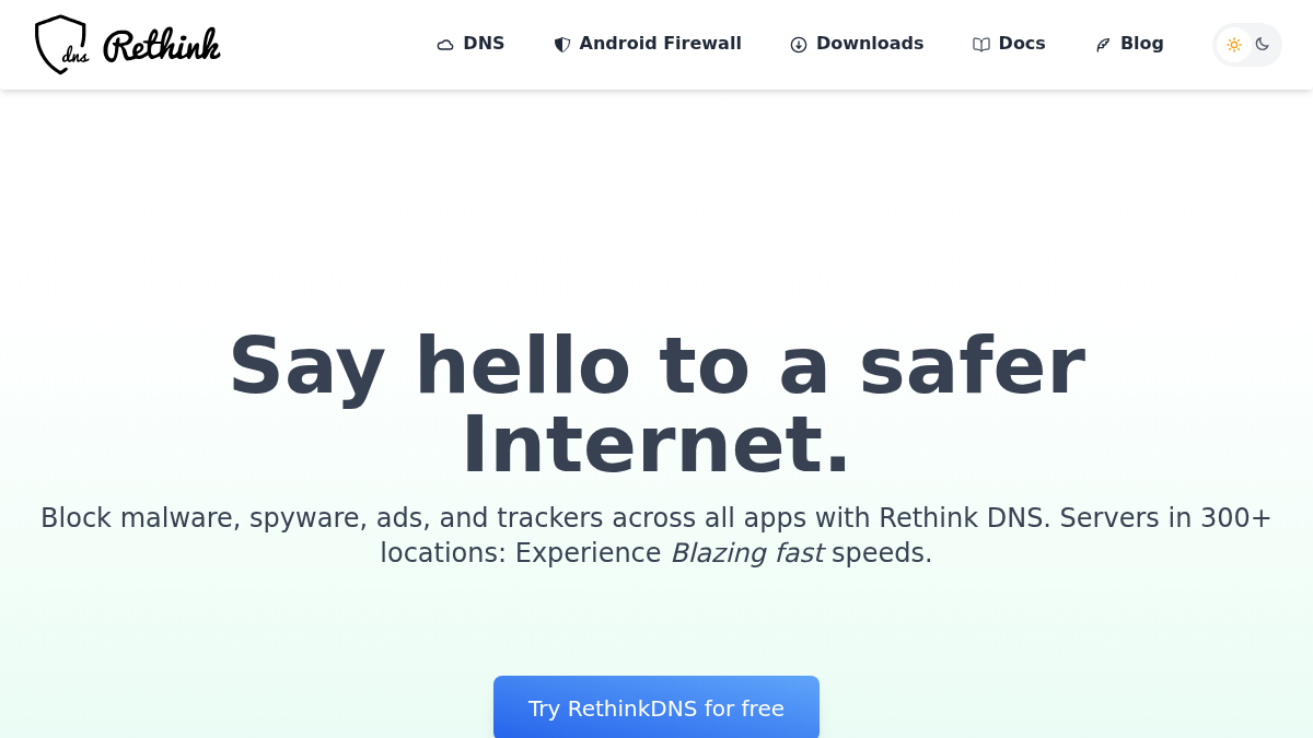 bravedns.com 官网首页截图