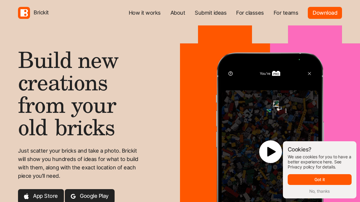 brickit.app 官网首页截图