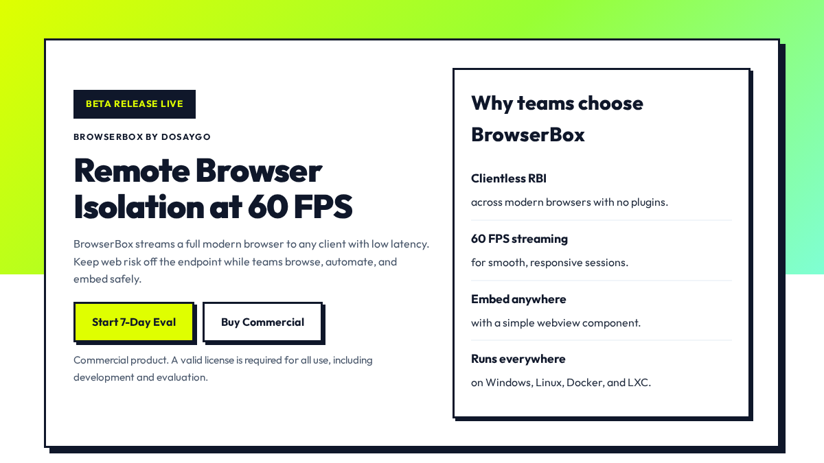 browserbox.io 官网首页截图