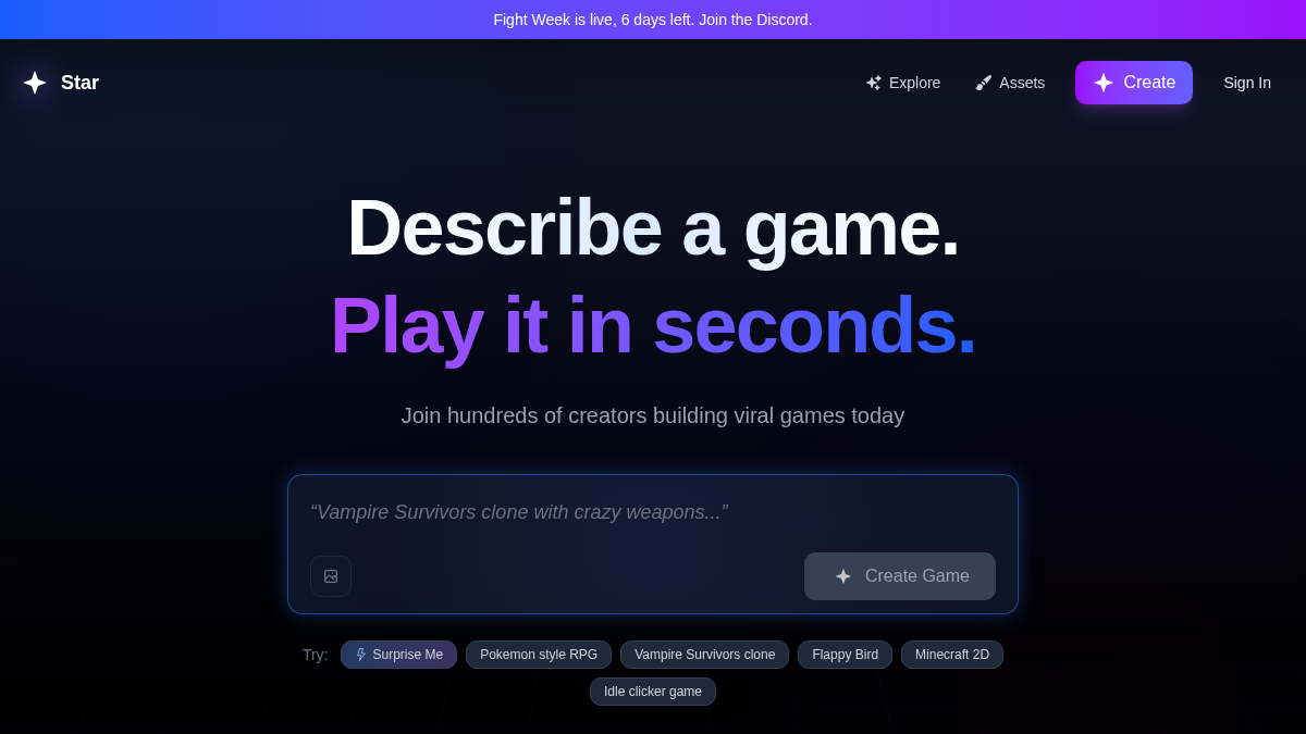 buildwithstar.com 官网首页截图