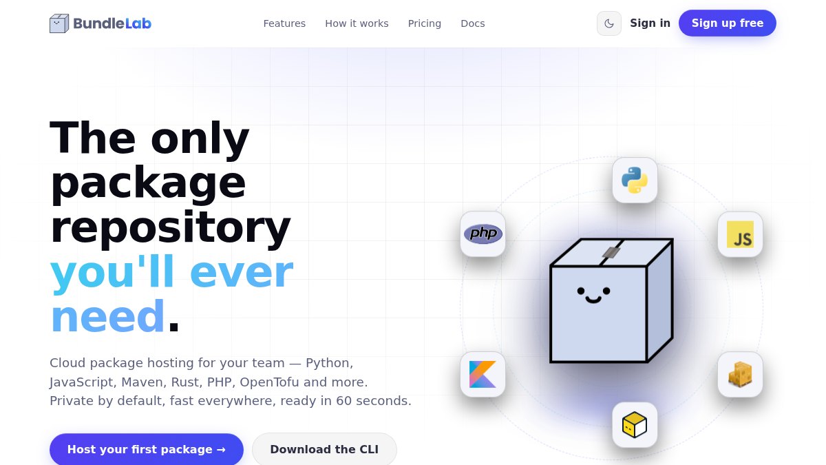 bundlelab.co 官网首页截图