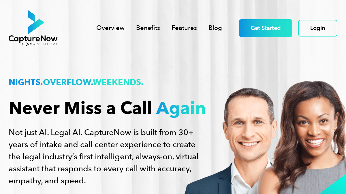 capturenow.com 官网首页截图