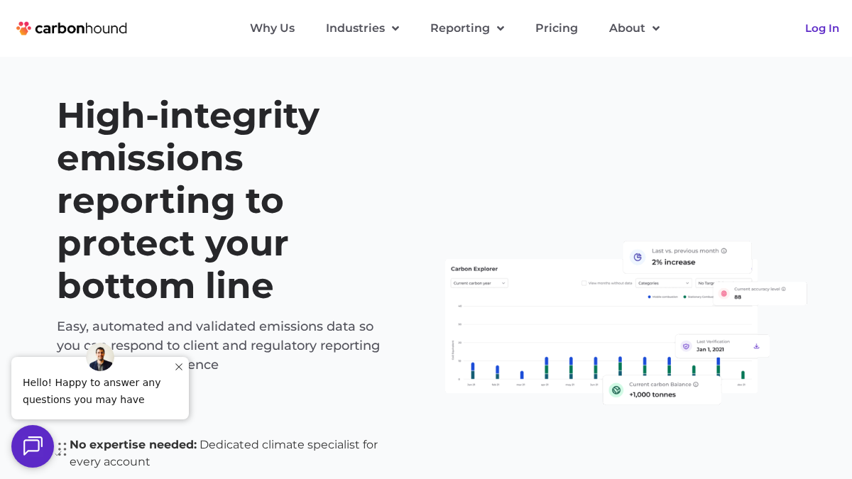 carbonhound.com 官网首页截图