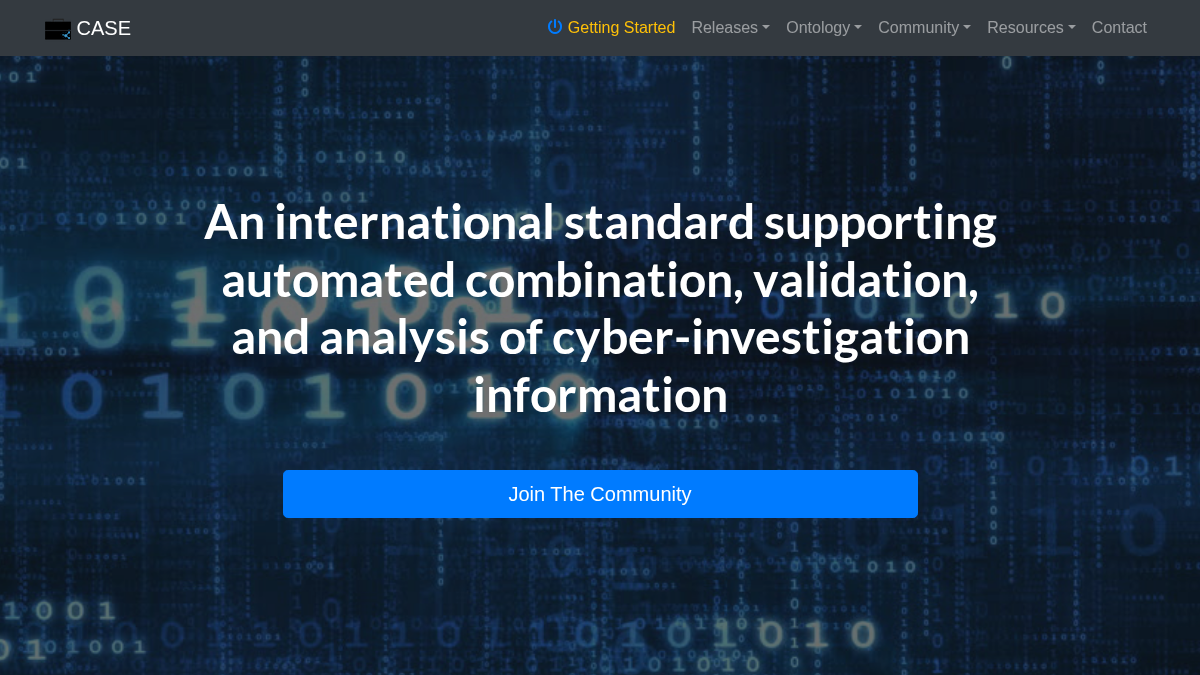 caseontology.org 官网首页截图