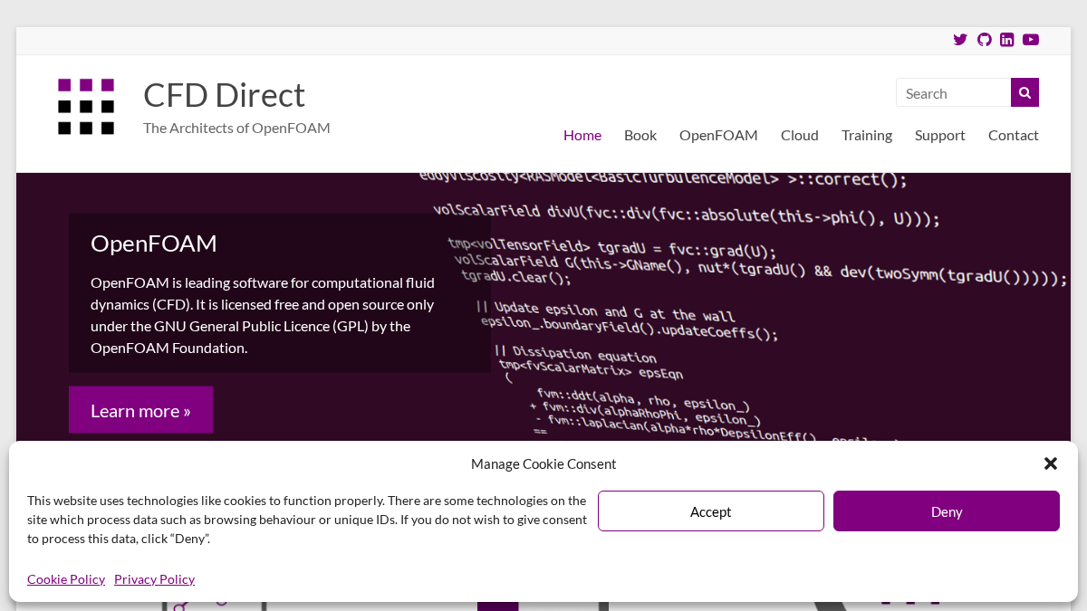 cfd.direct 官网首页截图