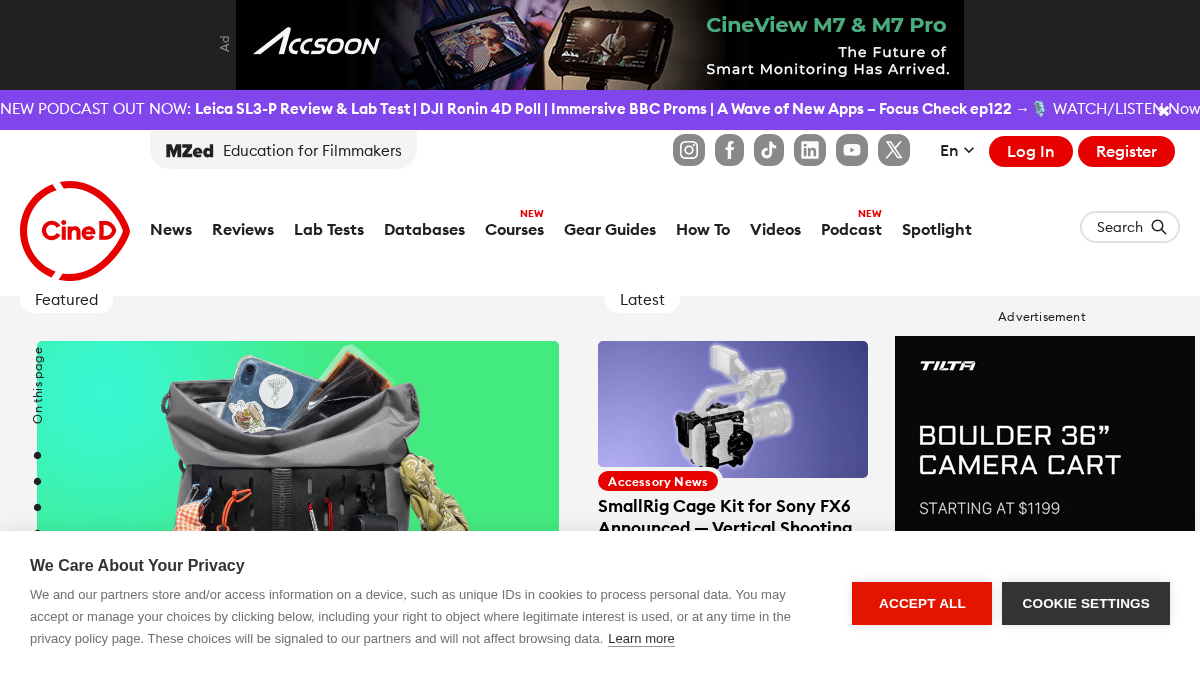 cinema5d.com 官网首页截图