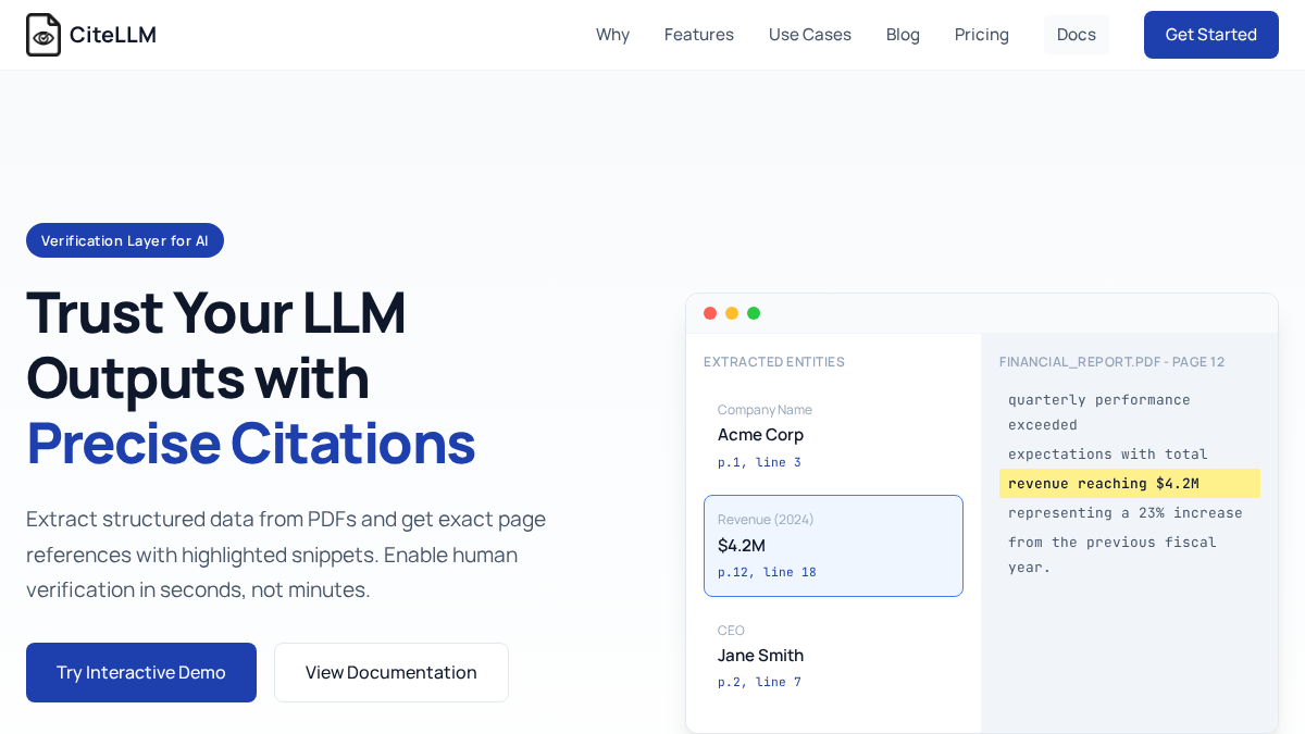 citellm.com 官网首页截图